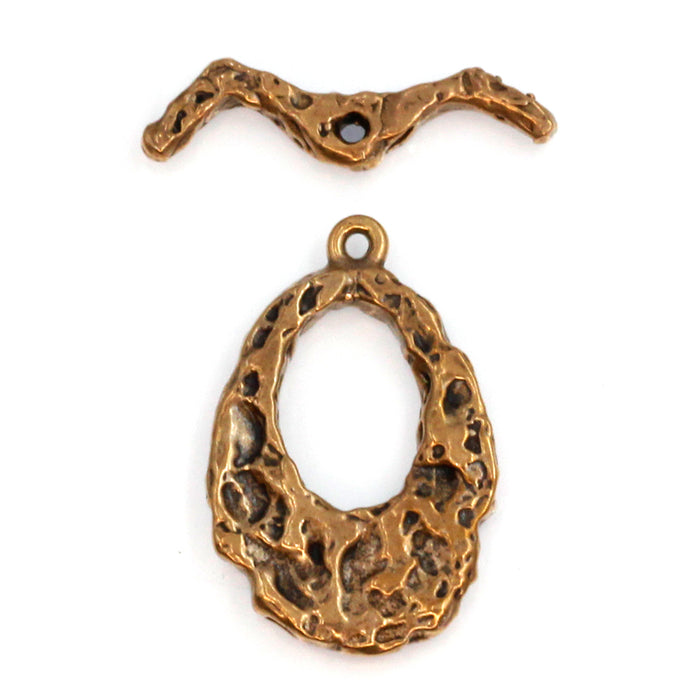 Textured Bronze Clasp