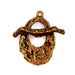 Textured Bronze Clasp