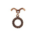 Bronze Flower Toggle