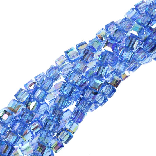 8mm Light Sapphire AB Swarovski Crystal
