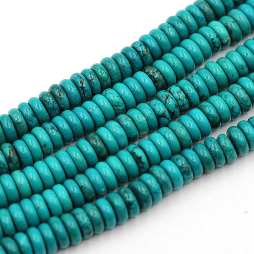 8mm Rondelle Turquoise