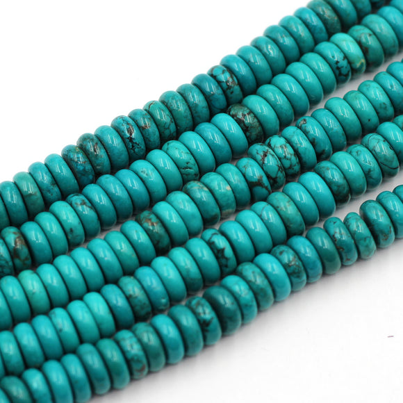 8mm Rondelle Turquoise