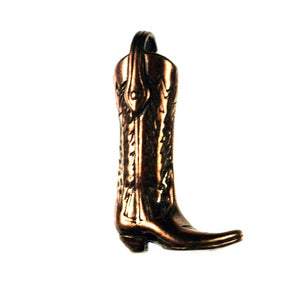 Bronze Boot Charm Pendant