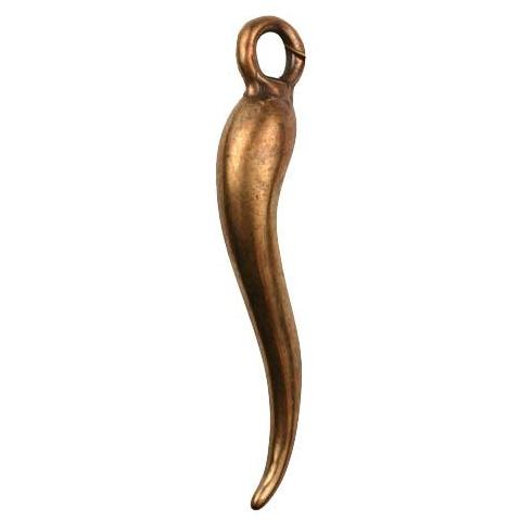 Bronze Cornicello Charm
