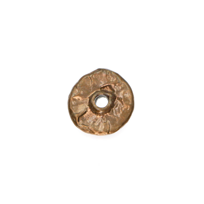 (bzbd002) Bronze 12mm Flat Spacer Bead
