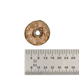 (bzbd002-9315) Bronze 12mm Flat Spacer Bead