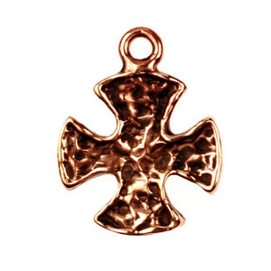 Bronze Small Cross Pendant / Charm