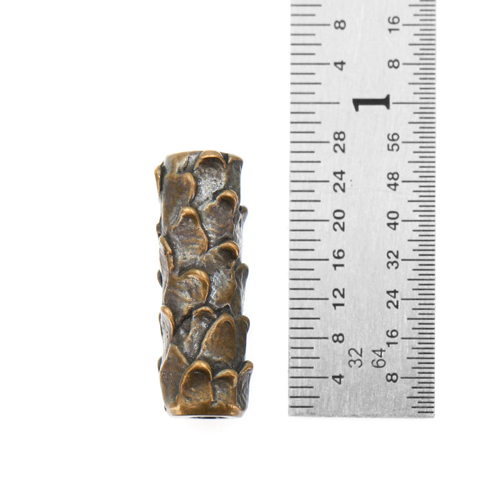 (bzbd149-9463) Bronze Textured Tube