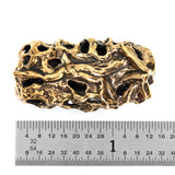 (bzbd107-9473) Bronze Long Rectanglular Hollow bead