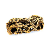 (bzbd107-9473) Bronze Long Rectanglular Hollow bead