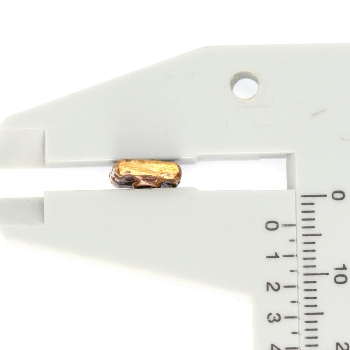 (bzbd027) Small Solid bronze Square Spacer Bead