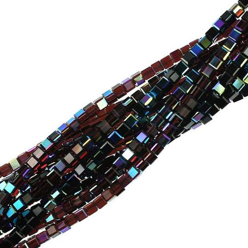 4mm Burgundy Swarovski Crystal