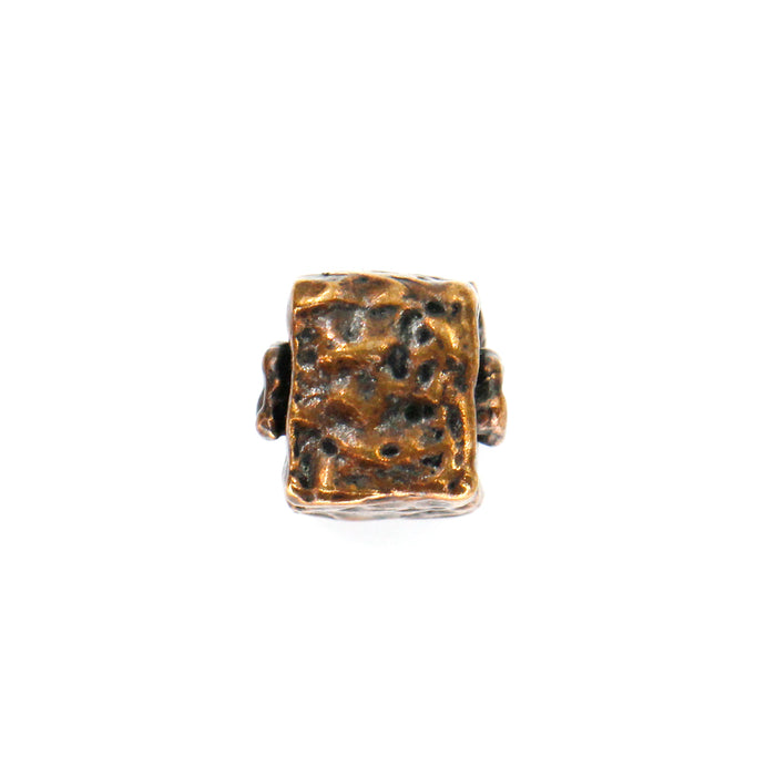 (bzbd135) Bronze Textured Cube