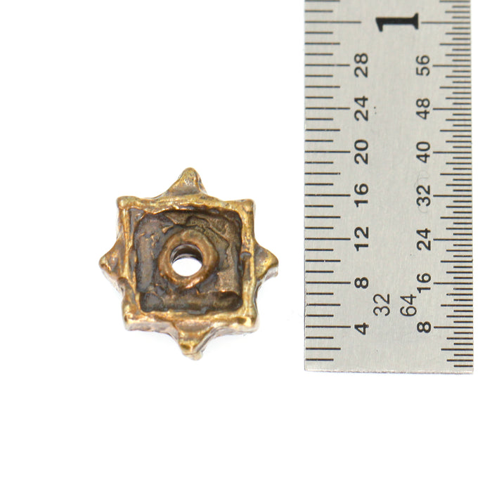 (bzbd033) Bronze 8-sided Spacer Bead