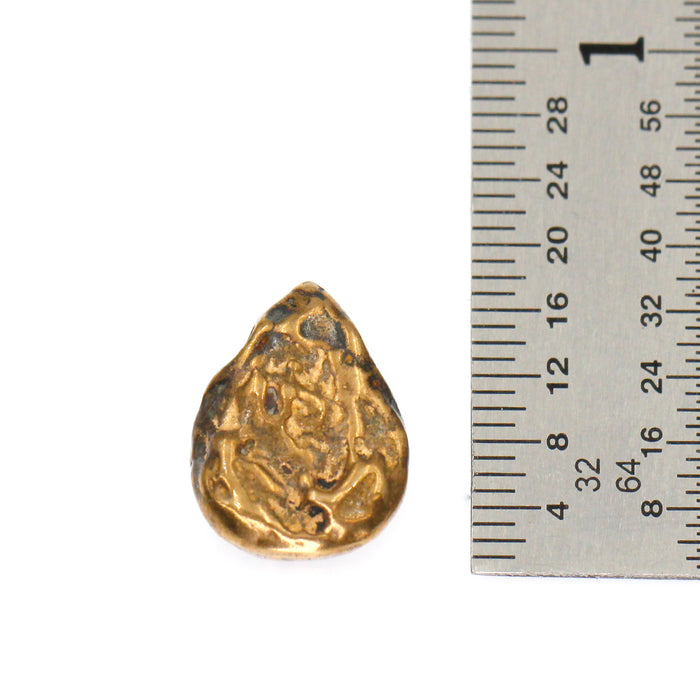 (bzbd036) Tear Drop Shape Bronze Bead