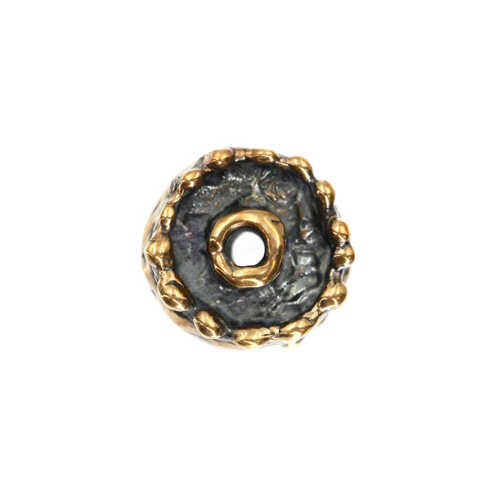 (bzbd040) Round Solid Bronze Bead