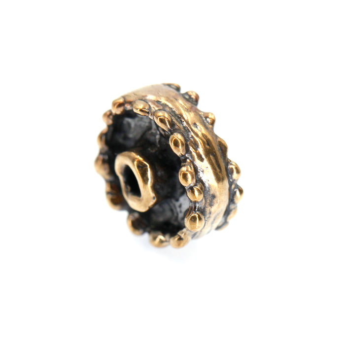(bzbd040) Round Solid Bronze Bead