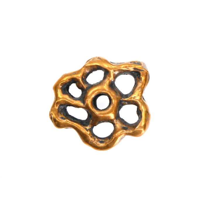 (bzbd042) Honey Comb Shape Bronze Bead