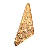 (bzbd080-9755) Handmade Solid Triangular Bronze Bead