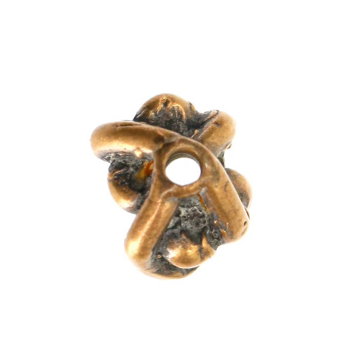 (bzbd053) Twisted Bronze Bead