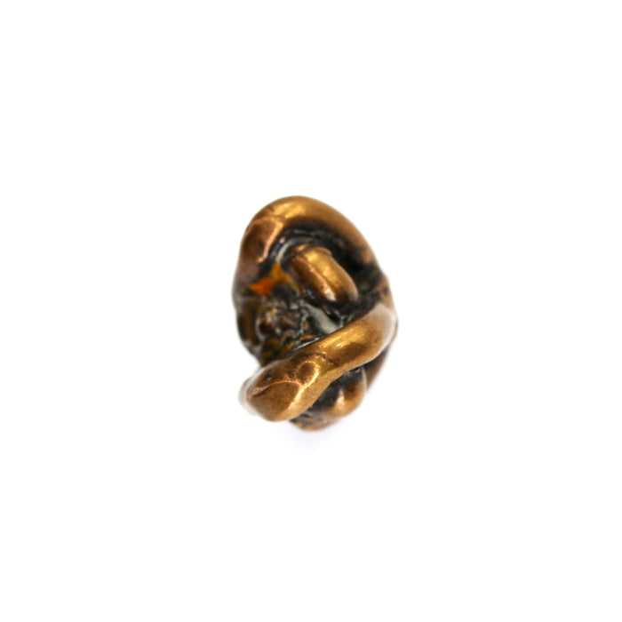 (bzbd053) Twisted Bronze Bead