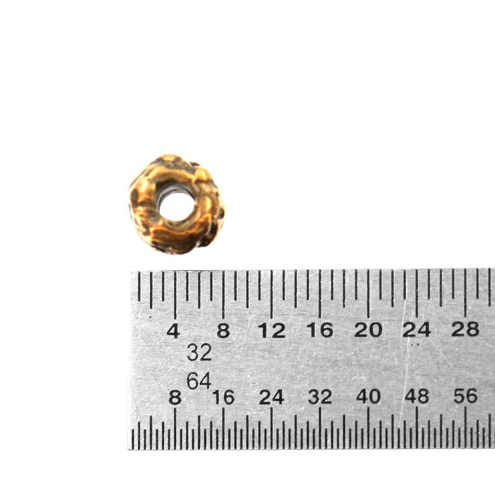 (bzbd055) 6mm Freeform Bronze Bead