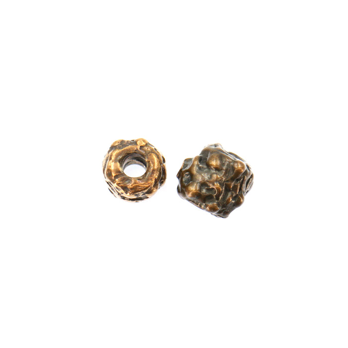 (bzbd055) 6mm Freeform Bronze Bead