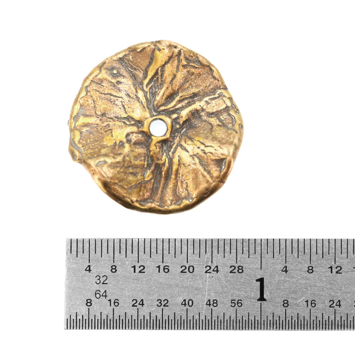 (bzbd057) Bronze Flower Spacer Bead