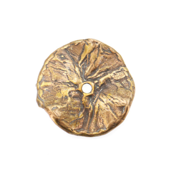 (bzbd057-9861) Bronze Flower Spacer