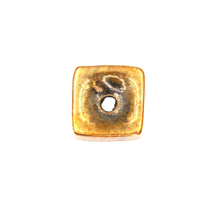 (bzbd059) 10mm Flat Square Spacer Bead