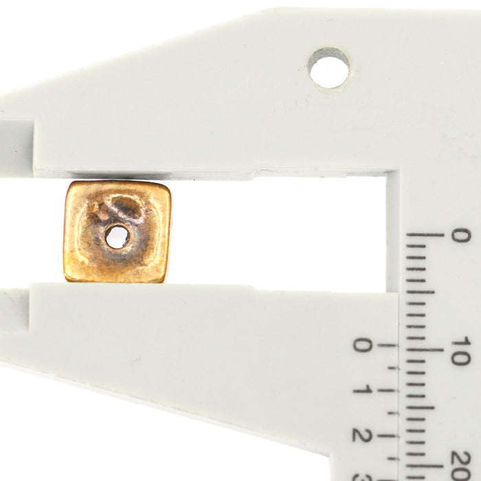 (bzbd059) 10mm Flat Square Spacer Bead