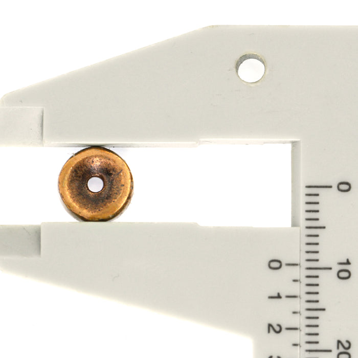 (bzbd060) 10mm Round Spacer Bead with Smooth Texture