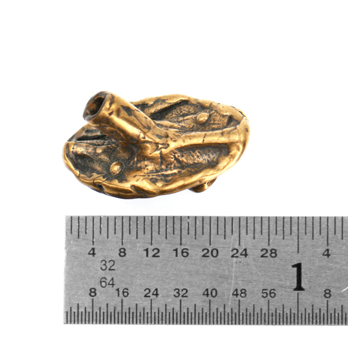 (bzbd063) Bronze Ellipse on an Angled Oval