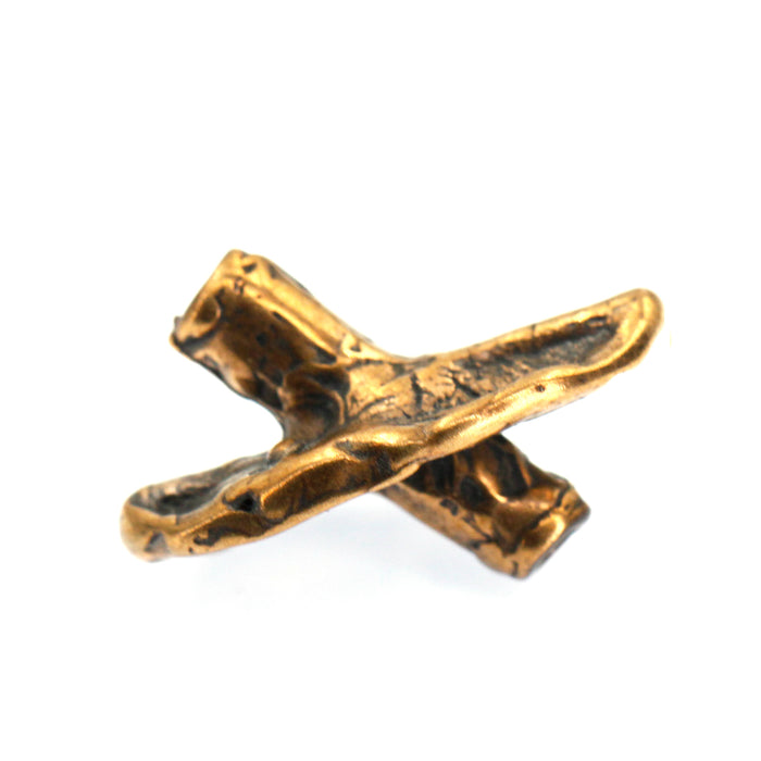 (bzbd063) Bronze Ellipse on an Angled Oval