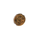 (bzbd143-9900A) Bronze Textured Round Bead