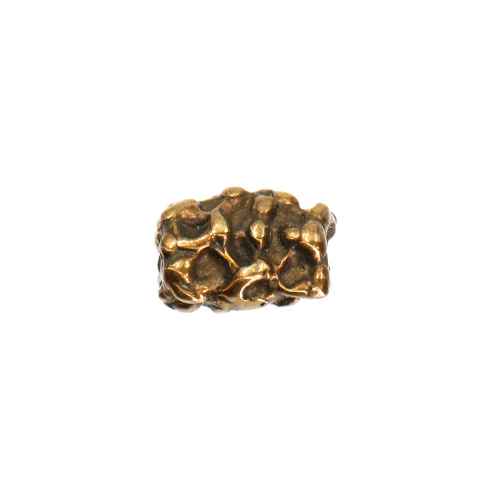 (bzbd067) Textured Bronze Bead