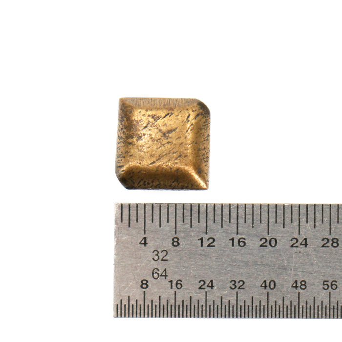 (bzbd068) Bronze Smooth Square Bead