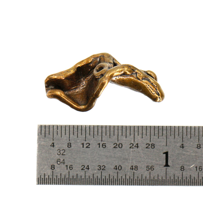 (bzbd070) Abstract Bronze Bead