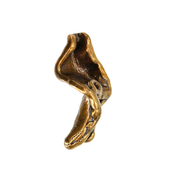 (bzbd070) Abstract Bronze Bead