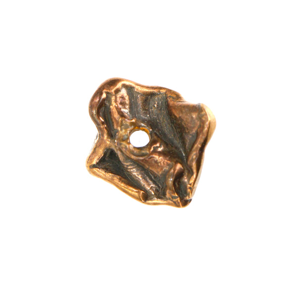 (bzbd071-9914) Bronze Free Form Bead