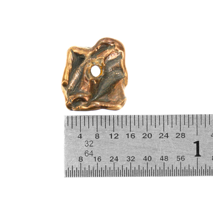 (bzbd071) Bronze Free Form Bead