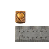 (bzbd075-9972) 8mm Cube Bead