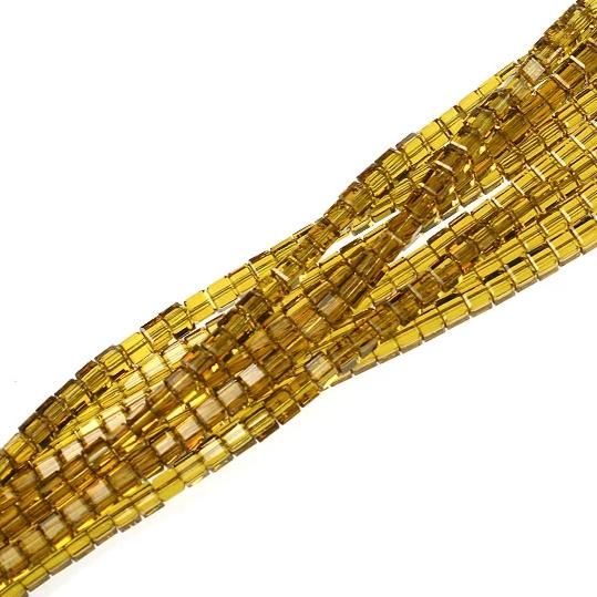 4mm Lime Swarovski Crystal