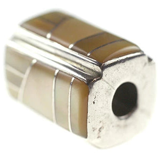 Inlay 4-side Rectangle 15 mm X 13 mm Gold Lip Shell