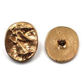 (bzbn048) Bronze Angel Button