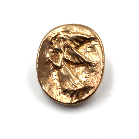 (bzbn048) Bronze Angel Button