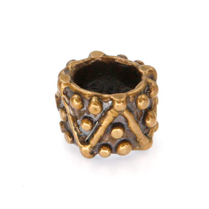 (bzbd130) 16mm Large Hole Bronze Bead