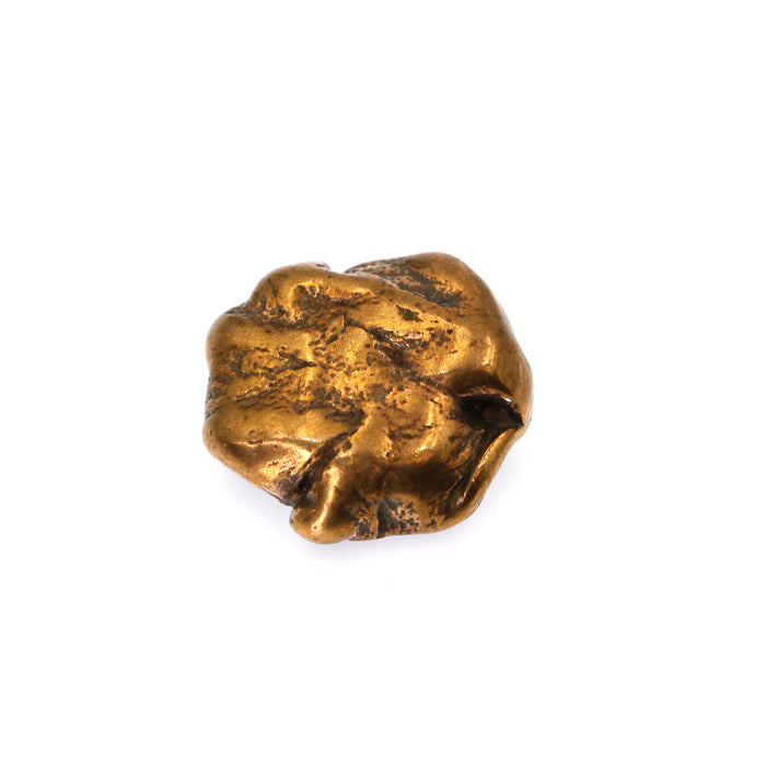 (bzbn006-N0140)  Bronze Textured Button Clasp