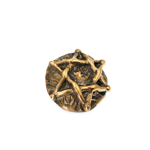 (bzbn042-N0642) Bronze Button