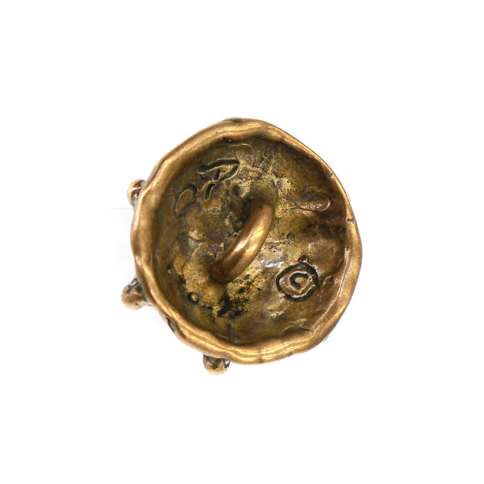 (bzbn042-N0642) Bronze Button